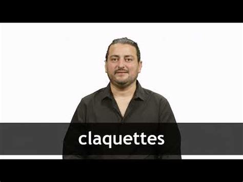 claquette translation.